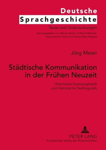 Städtische Kommunikation in der Frühen Neuzeit
