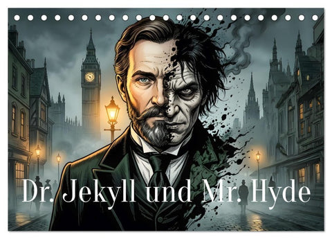 Dr. Jekyll und Mr. Hyde (Tischkalender 2027 DIN A5 quer), CALVENDO Monatskalender