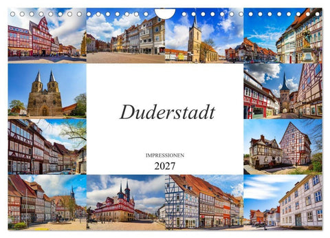 Duderstadt Impressionen (Wandkalender 2027 DIN A4 quer), CALVENDO Monatskalender