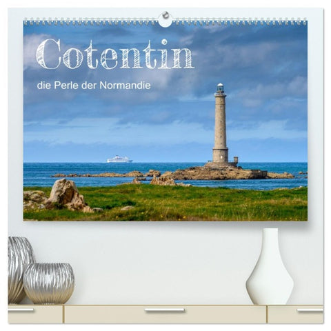 Cotentin, die Perle der Normandie (hochwertiger Premium Wandkalender 2026 DIN A2 quer), Kunstdruck in Hochglanz