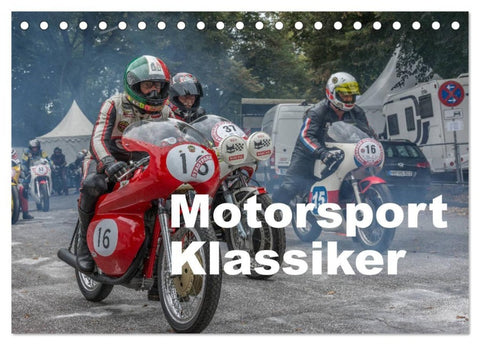 Motorsport Klassiker (Tischkalender 2027 DIN A5 quer), CALVENDO Monatskalender