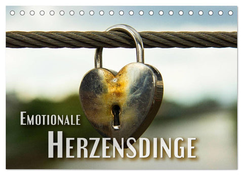 Emotionale Herzensdinge (Tischkalender 2027 DIN A5 quer), CALVENDO Monatskalender