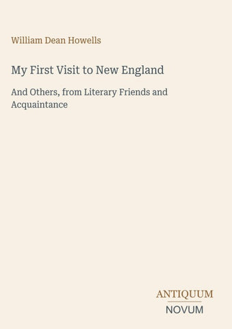 My First Visit to New England