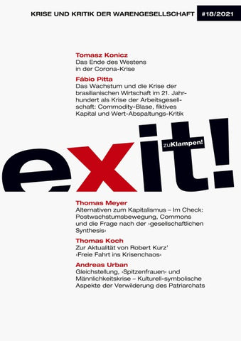 exit! Krise und Kritik der Warengesellschaft, Heft 18
