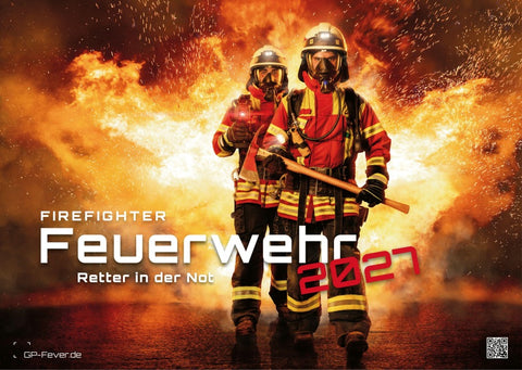 FIREFIGHTER - Retter in der Not - Feuerwehr - 2027 - Kalender DIN A3