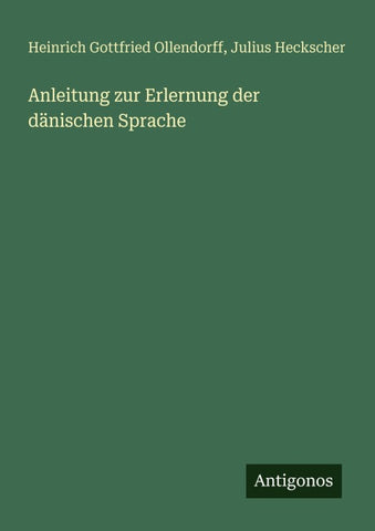 Anleitung zur Erlernung der dänischen Sprache