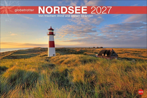 Nordsee Globetrotter Kalender 2027 - Von frischem Wind und weiten Stränden