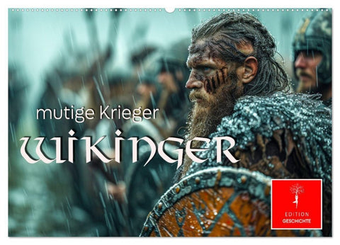 Wikinger - mutige Krieger (Wandkalender 2027 DIN A2 quer), CALVENDO Monatskalender