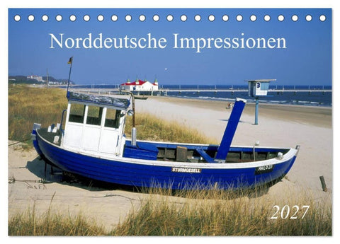 Norddeutsche Impressionen (Tischkalender 2027 DIN A5 quer), CALVENDO Monatskalender