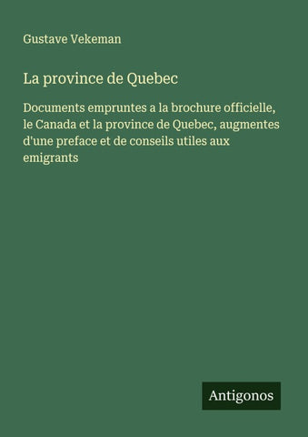 La province de Quebec