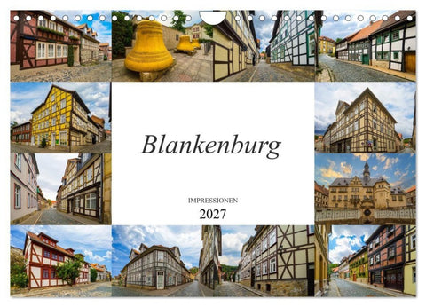Blankenburg Impressionen (Wandkalender 2027 DIN A4 quer), CALVENDO Monatskalender