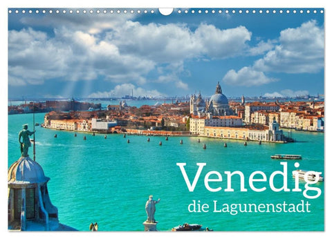 Venedig - Die Lagunenstadt (Wandkalender 2026 DIN A3 quer), CALVENDO Monatskalender