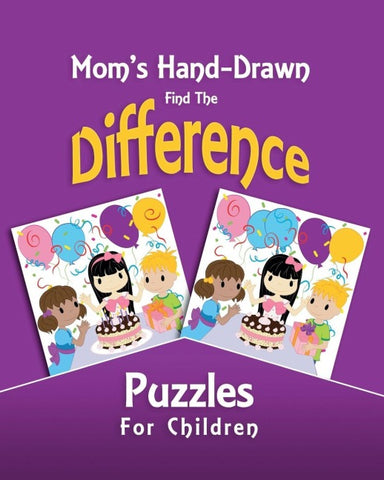 Mom's Hand-Drawn Find-the-Difference Puzzles for Children