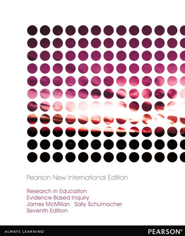 Research in Education: Evidence-Based Inquiry