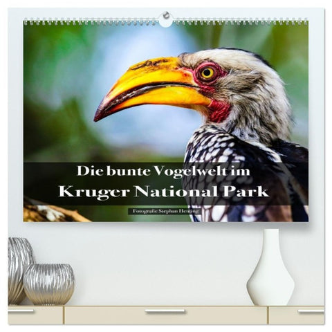 Die bunte Vogelwelt im Kruger National Park (hochwertiger Premium Wandkalender 2027 DIN A2 quer), Kunstdruck in Hochglanz