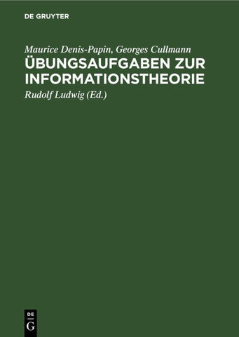 Übungsaufgaben zur Informationstheorie
