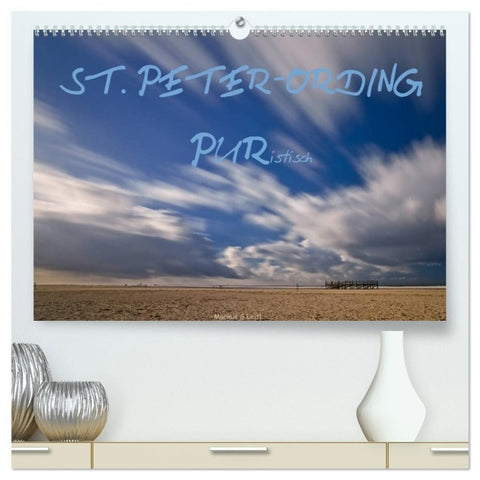 ST. PETER-ORDING PURistisch (hochwertiger Premium Wandkalender 2027 DIN A2 quer), Kunstdruck in Hochglanz