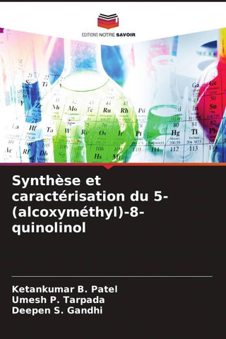 Synthèse et caractérisation du 5-(alcoxyméthyl)-8-quinolinol