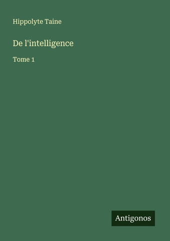 De l'intelligence