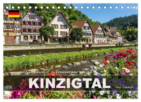 Schwarzwald - Ferienregion Kinzigtal (Tischkalender 2027 DIN A5 quer), CALVENDO Monatskalender