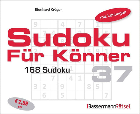 Sudoku für Könner 37 (5 Exemplare à 2,99 €)