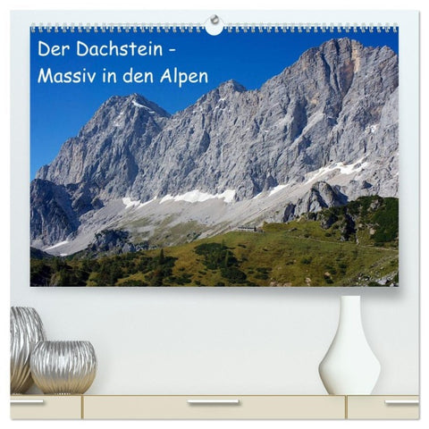 Der Dachstein - Massiv in den Alpen (hochwertiger Premium Wandkalender 2026 DIN A2 quer), Kunstdruck in Hochglanz