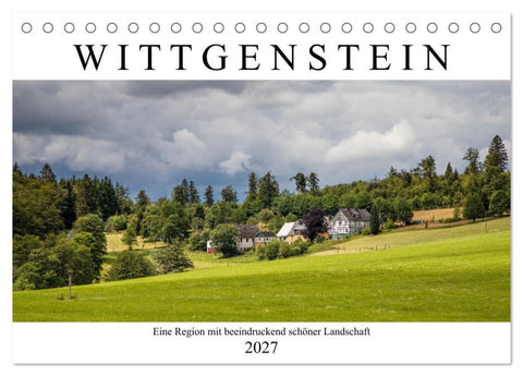 Wittgenstein - Eine Region mit beeindruckend schöner Landschaft (Tischkalender 2027 DIN A5 quer), CALVENDO Monatskalender