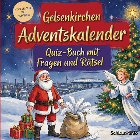 Gelsenkirchen-Adventskalender: Quiz-Buch mit Fragen und Rätsel