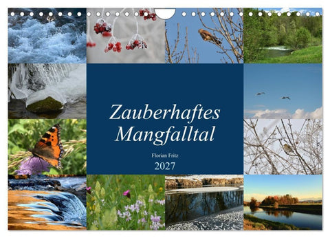 Zauberhaftes Mangfalltal (Wandkalender 2027 DIN A4 quer), CALVENDO Monatskalender