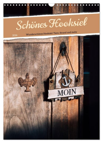 Schönes Hooksiel (Wandkalender 2026 DIN A3 hoch), CALVENDO Monatskalender