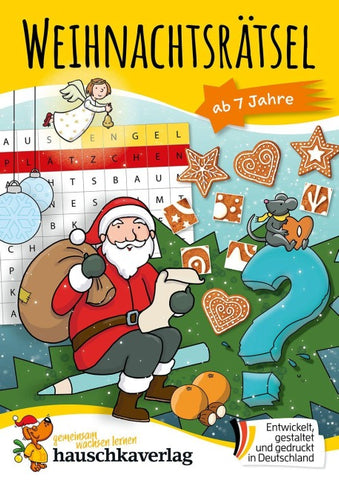 Weihnachtsrätsel – Rätselblock ab 7 Jahre