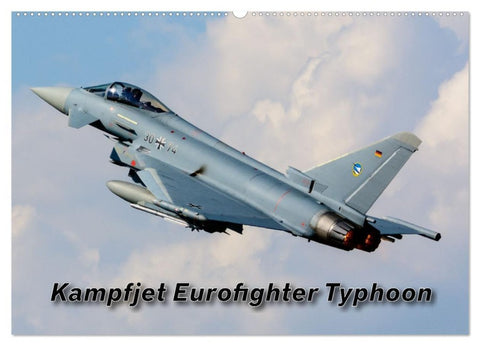 Kampfjet Eurofighter Typhoon (Wandkalender 2027 DIN A2 quer), CALVENDO Monatskalender