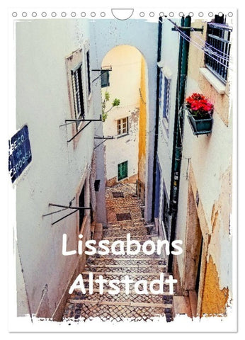 Lissabons Altstadt (Wandkalender 2027 DIN A4 hoch), CALVENDO Monatskalender