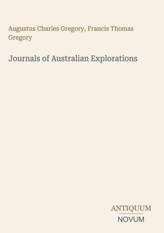 Journals of Australian Explorations