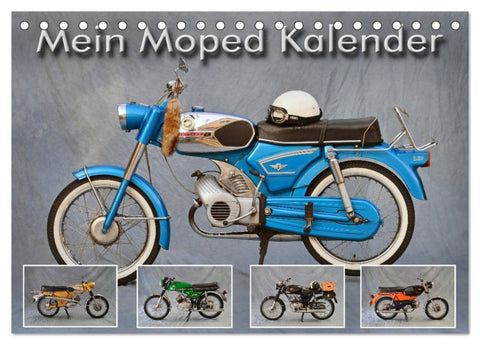 Mein Moped Kalender (Tischkalender 2026 DIN A5 quer), CALVENDO Monatskalender