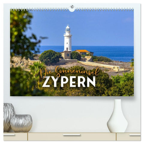 Die Sonneninsel Zypern (hochwertiger Premium Wandkalender 2026 DIN A2 quer), Kunstdruck in Hochglanz