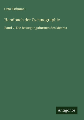 Handbuch der Ozeanographie