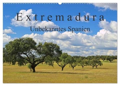Extremadura - Unbekanntes Spanien (Wandkalender 2027 DIN A2 quer), CALVENDO Monatskalender