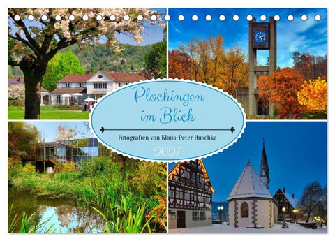 Plochingen im Blick (Tischkalender 2027 DIN A5 quer), CALVENDO Monatskalender