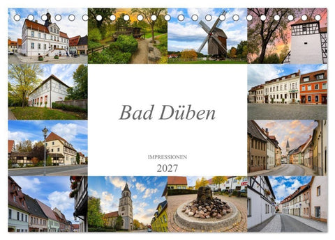 Bad Düben Impressionen (Tischkalender 2027 DIN A5 quer), CALVENDO Monatskalender
