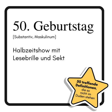 50. Geburtstag
