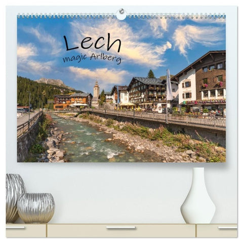 Lech - magic Arlberg (hochwertiger Premium Wandkalender 2027 DIN A2 quer), Kunstdruck in Hochglanz