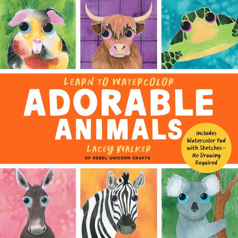 Learn to Watercolor Adorable Animals