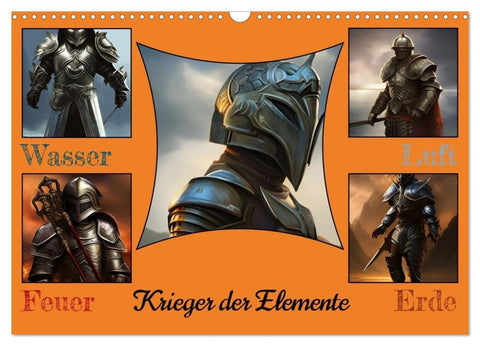 Krieger der Elemente (Wandkalender 2027 DIN A3 quer), CALVENDO Monatskalender