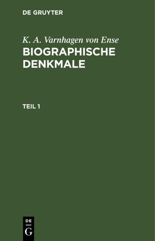 Biographische Denkmale. Teil 1
