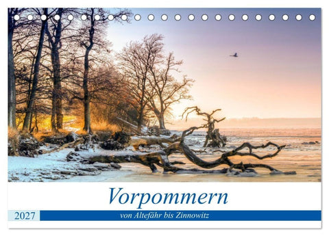 Vorpommern - von Altefähr bis Zinnowitz (Tischkalender 2027 DIN A5 quer), CALVENDO Monatskalender