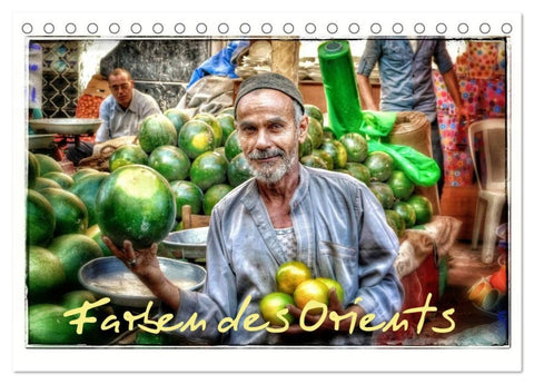 Farben des Orients (Tischkalender 2027 DIN A5 quer), CALVENDO Monatskalender