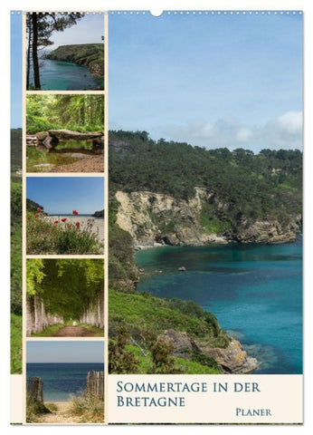 Sommertage in der Bretagne (Wandkalender 2027 DIN A2 hoch), CALVENDO Monatskalender