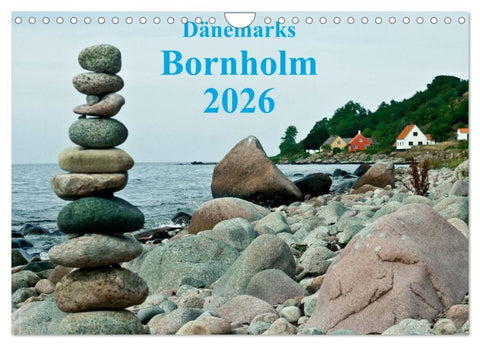 Dänemarks Bornholm 2026 (Wandkalender 2026 DIN A4 quer), CALVENDO Monatskalender
