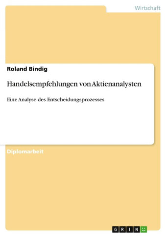 Handelsempfehlungen von Aktienanalysten